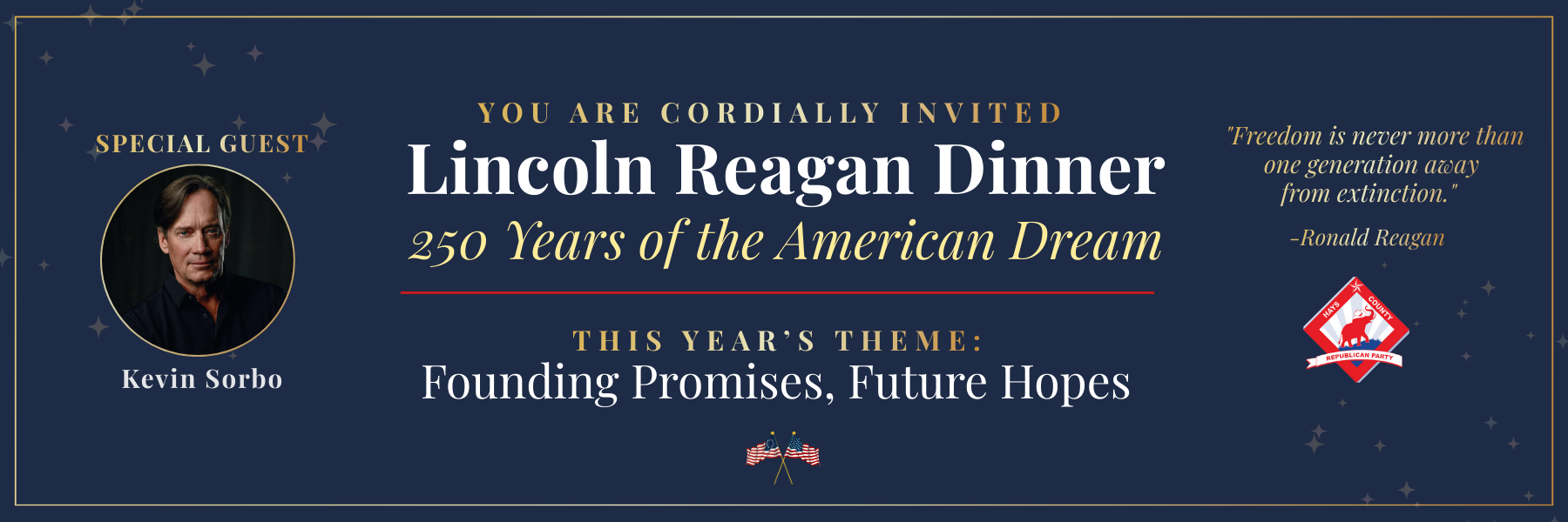 Hays County GOP: 2026 Lincoln Reagan Dinner